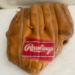 Rawlings Brown Baseball Glove with Red Logo Men’s-12/5-inch-RBG36